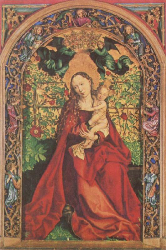 Martin Schongauer Madonna at the Rose Bush oil painting picture